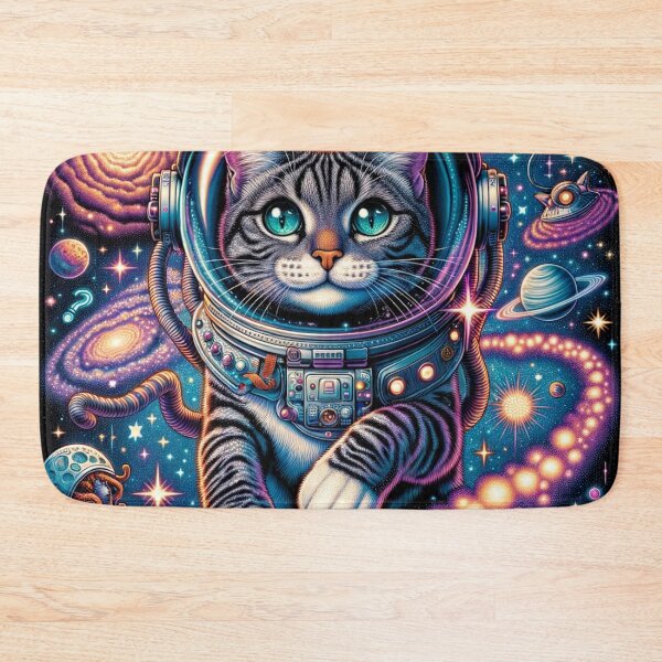 Item preview, Galactic Explorer Kitty: Uncharted Paws | Zero Gravity Cat Adventure" designed and sold by FairX.