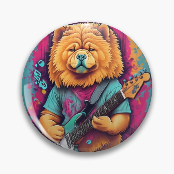 Item preview, Chow Chow Rockstar designed and sold by GleamingGiant.