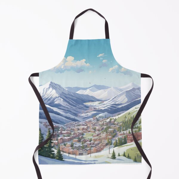 Item preview, A Vintage Travel Illustration of Park City - Utah - US designed and sold by GoodOldVintage.