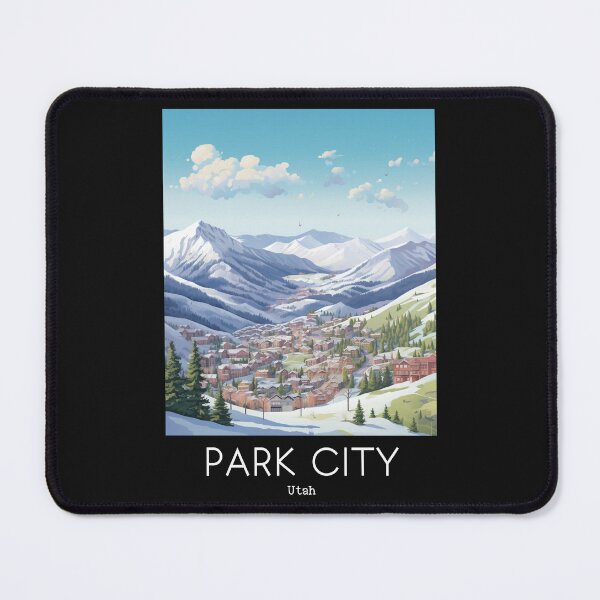 Item preview, A Vintage Travel Illustration of Park City - Utah - US designed and sold by GoodOldVintage.