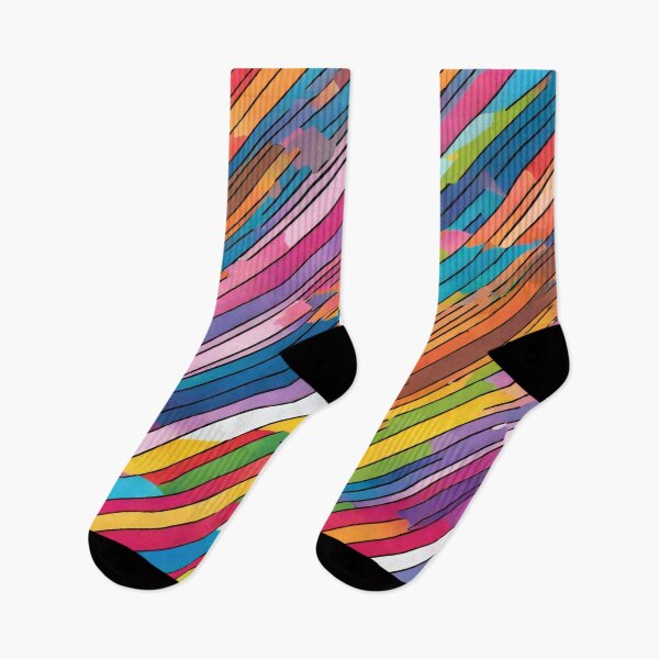 Item preview, Fun Colorful Diagonal Stripes designed and sold by AnimaliaStar.