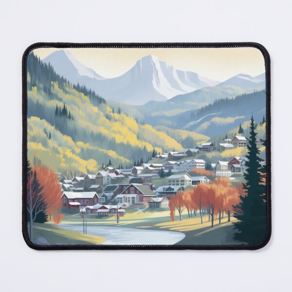 Item preview, A Vintage Travel Illustration of Park City - Utah - US designed and sold by GoodOldVintage.