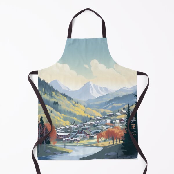 Item preview, A Vintage Travel Illustration of Park City - Utah - US designed and sold by GoodOldVintage.