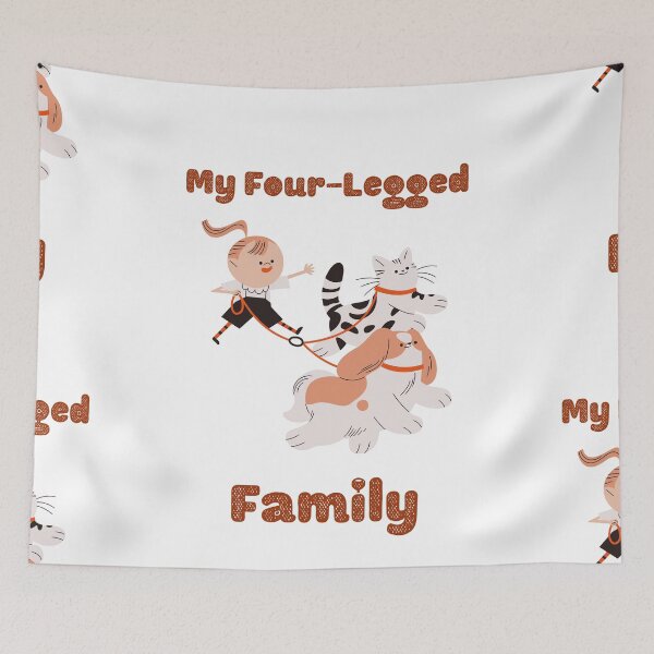 Item preview, My Four-Legged Family dog doggy puppy love designed and sold by Rukyta.