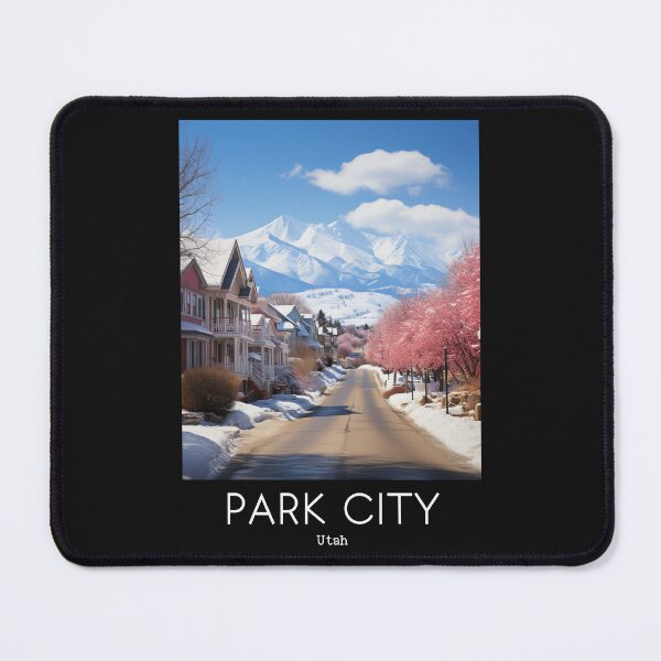 Item preview, A Vintage Travel Illustration of Park City - Utah - US designed and sold by GoodOldVintage.