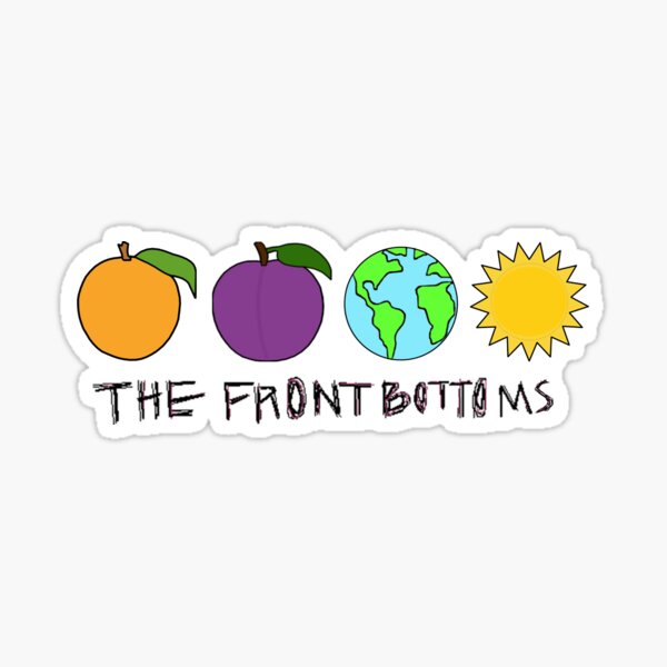 The Front Bottoms - Peach Lyrics Sticker