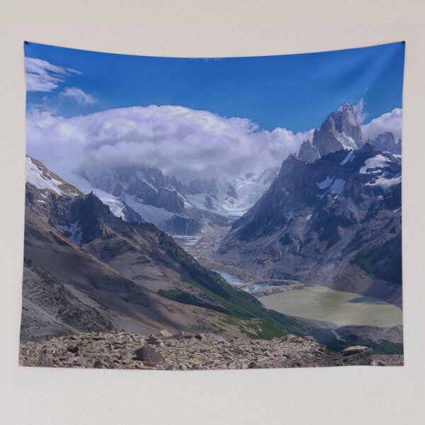Item preview, Patagonian andes mountain vista designed and sold by stevepaint.
