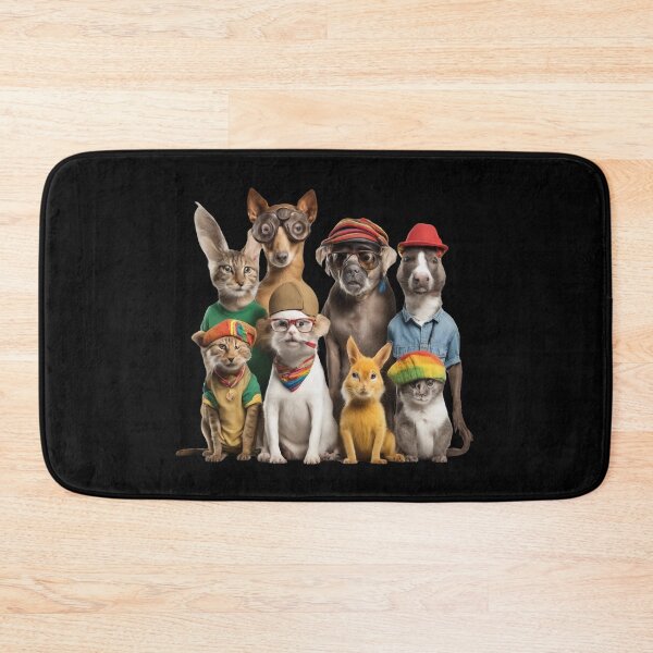 Item preview, crew of funny reggae animals, gift, surprise designed and sold by etnia.