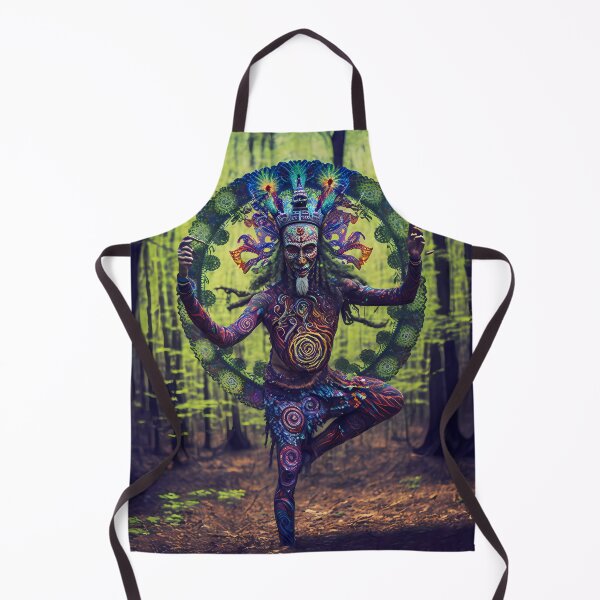 Item preview, “Cinematic dream in the psychedelic forest: Man Yantra” designed and sold by Art-Vortex-fr.