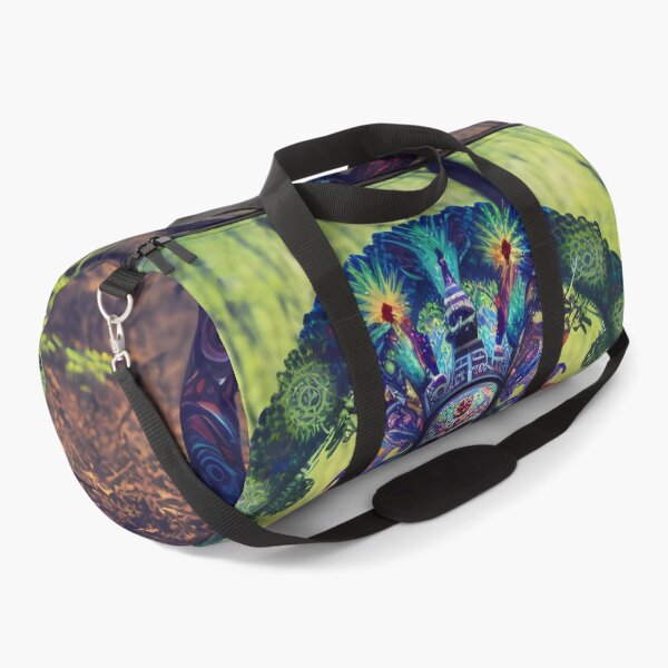 Item preview, “Cinematic dream in the psychedelic forest: Man Yantra” designed and sold by Art-Vortex-fr.