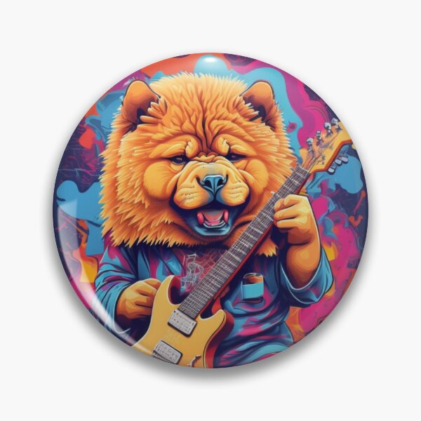 Item preview, Chow Chow Rockstar designed and sold by GleamingGiant.