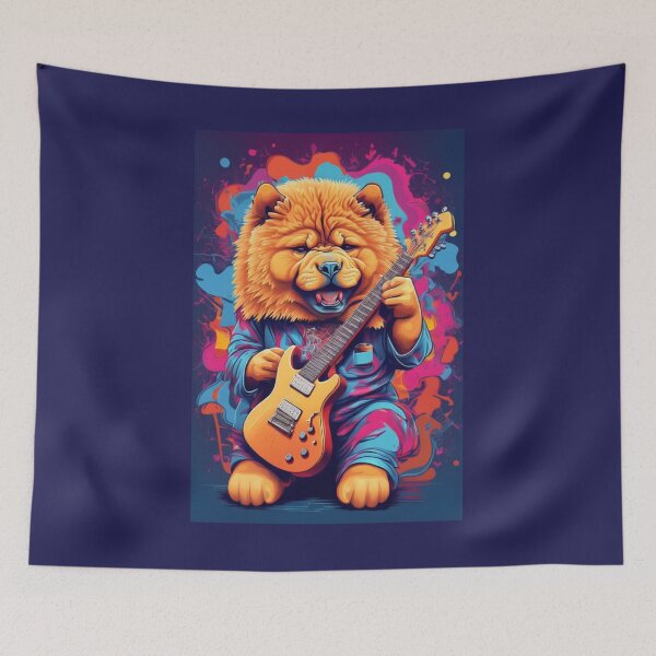 Item preview, Chow Chow Rockstar designed and sold by GleamingGiant.