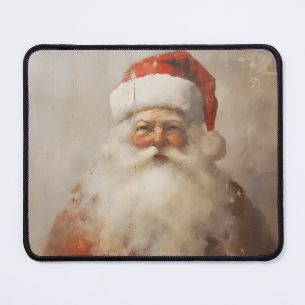 Item preview, Vintage Christmas Santa Painting designed and sold by ptlsprntsdsgn.