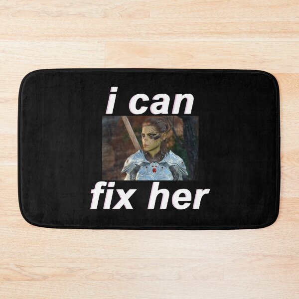 Item preview, (FOR DARK BACKGROUND) Lae'zel "I can fix her" designed and sold by cybarchangel.