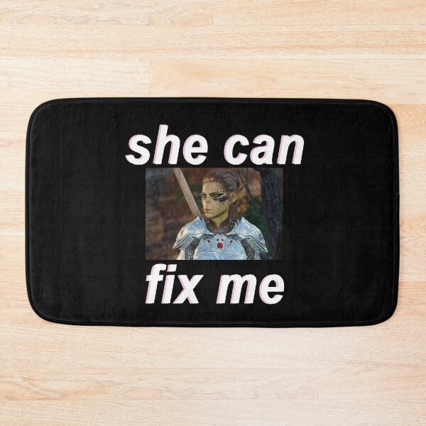 Item preview, (FOR DARK BACKGROUND) Lae'zel "she can fix me" designed and sold by cybarchangel.
