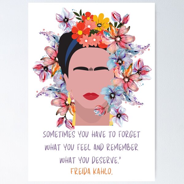 Item preview, Freida Kahlo flourish Quote, Flower garden, Sticker, flowers, poster, colorful, gift card, artboard print, Journals, iPhone Cases, Scarves, Canvas Print, Framed Art Print, Photographic, Metal Print, designed and sold by SpiralStairShop.