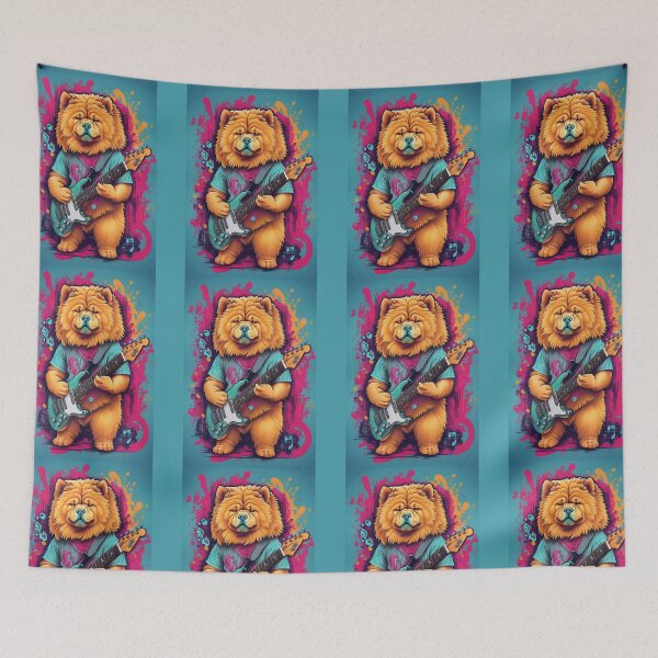 Item preview, Chow Chow Rockstar designed and sold by GleamingGiant.