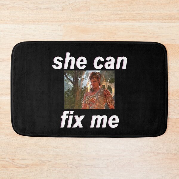 Item preview, [FOR DARK BACKGROUND] Karlach "She can fix me" designed and sold by cybarchangel.
