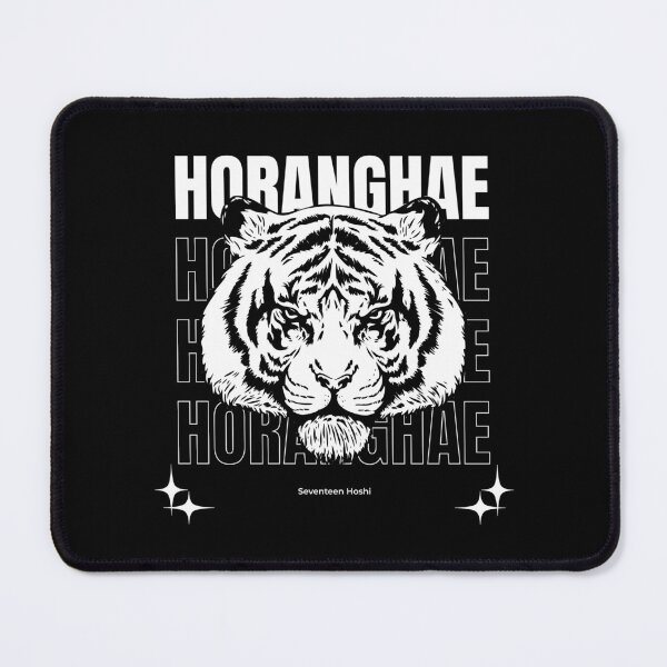 Item preview, Seventeen SVT Hoshi horanghae typography tiger carat | Morcaworks designed and sold by Morcawork.