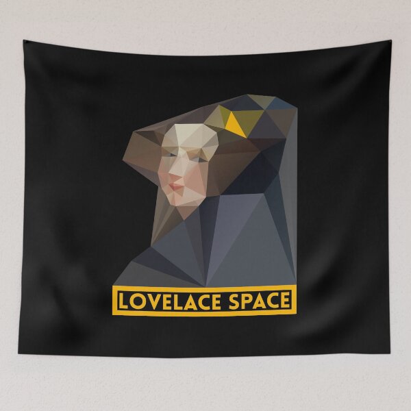 Item preview, LovelaceSpace logo in Yellow designed and sold by lovelacespace.