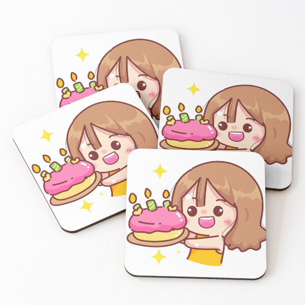 Item preview, Cute Girl Holding Cake - Bakery Restaurant Logo designed and sold by hjian8219.