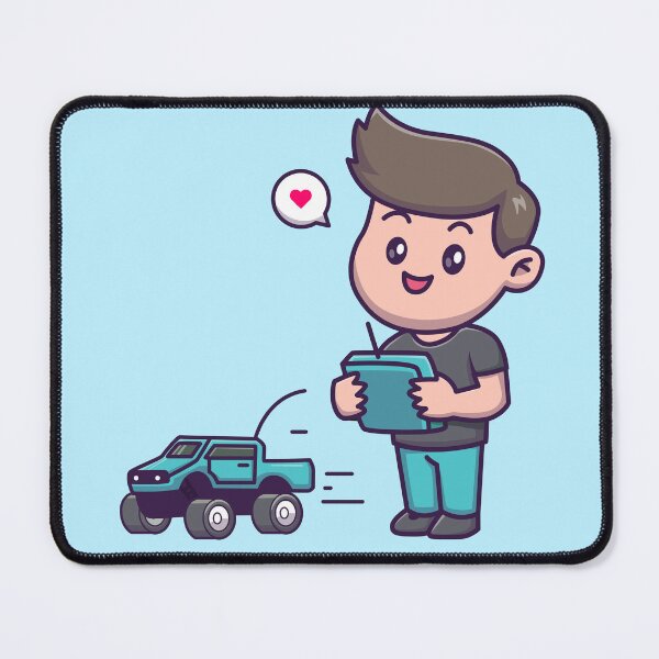 Item preview, Cute Boy with Remote Control Toy Car designed and sold by hjian8219.