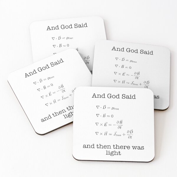 Item preview, Physics Maxwell's Equations Light and God designed and sold by TYPhoenicians.