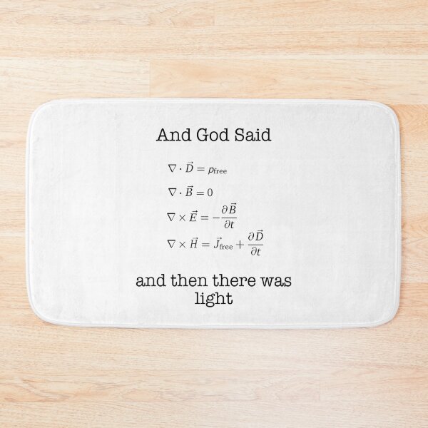 Item preview, Physics Maxwell's Equations Light and God designed and sold by TYPhoenicians.