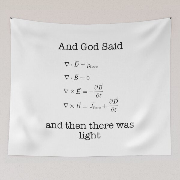 Item preview, Physics Maxwell's Equations Light and God designed and sold by TYPhoenicians.