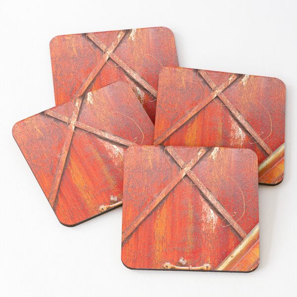 Item preview, Abstract detail of rusting red metal designed and sold by ThomasPenny.