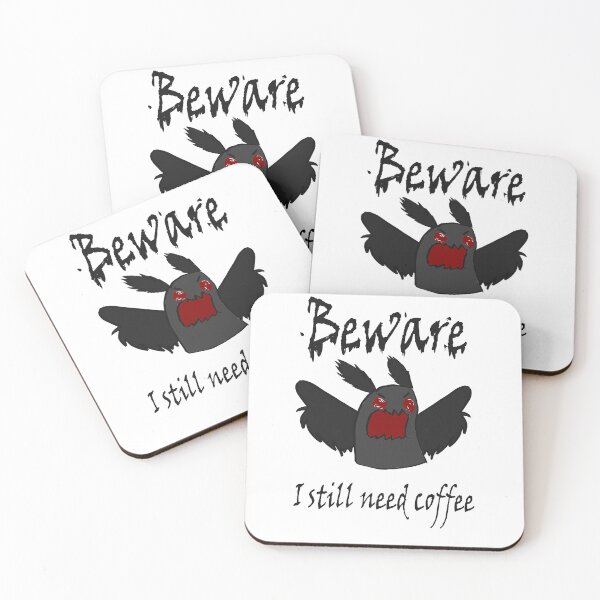 Item preview, I Still Need Coffee Mothman designed and sold by ME-mzie.