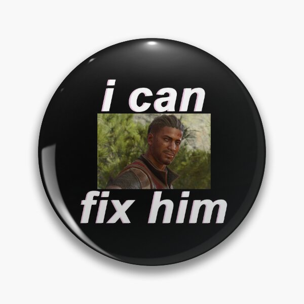 Item preview, (FOR DARK BACKGROUND) Wyll "I can fix him" designed and sold by cybarchangel.