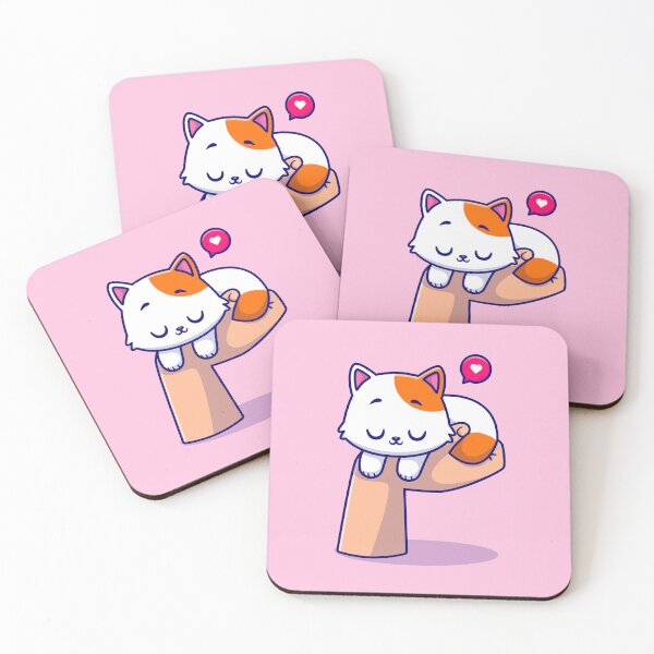 Item preview, Cute Cat with a Hand designed and sold by hjian8219.