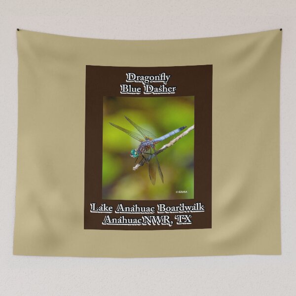 Item preview, The Perfect Gift For A Dragonfly Lover: Blue Dasher ~The Dragonfly has been a symbol of happiness, new beginnings and change for many centuries.The Dragonfly means hope, change, and love. designed and sold by MoreEZUSA-Here.