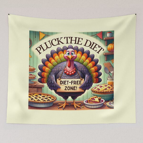 Item preview, Pluck The Diet Thanksgiving designed and sold by ZenEverAI.