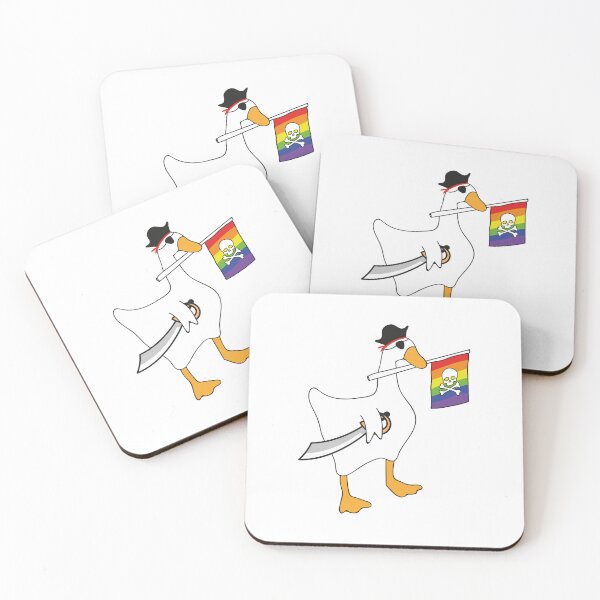 Item preview, Pato pirata con bandera pirata gay designed and sold by ellclark.