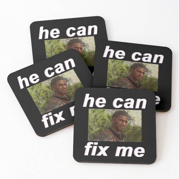 Item preview, (FOR DARK BACKGROUND) Wyll "He can fix me" designed and sold by cybarchangel.