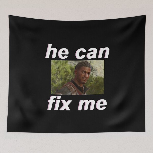 Item preview, (FOR DARK BACKGROUND) Wyll "He can fix me" designed and sold by cybarchangel.
