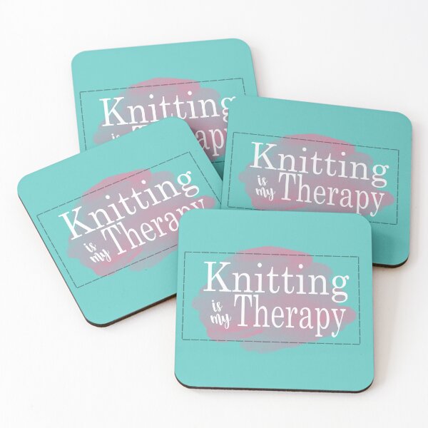 Artikelvorschau, Stricken ist meine Therapie entworfen und verkauft von MarigoldandLily.
