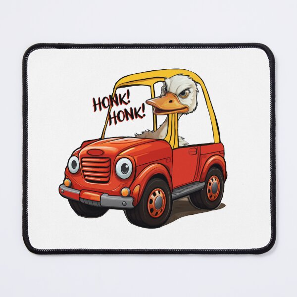Item preview, Goose in Red and Yellow little tykes car honking at Traffic designed and sold by ChrisM63.