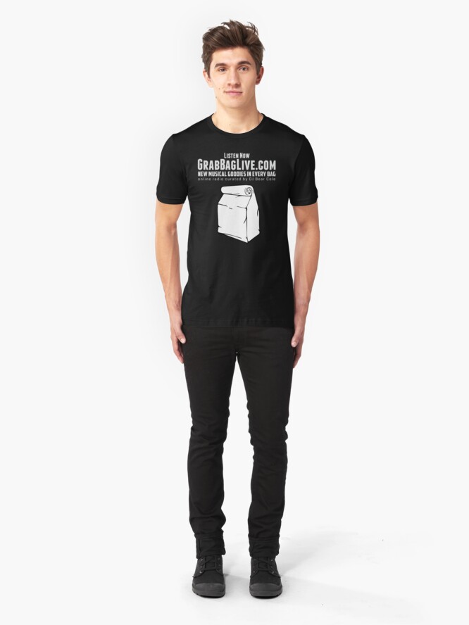 Alternate view of Grab Bag Live Radio Station Slim Fit T-Shirt