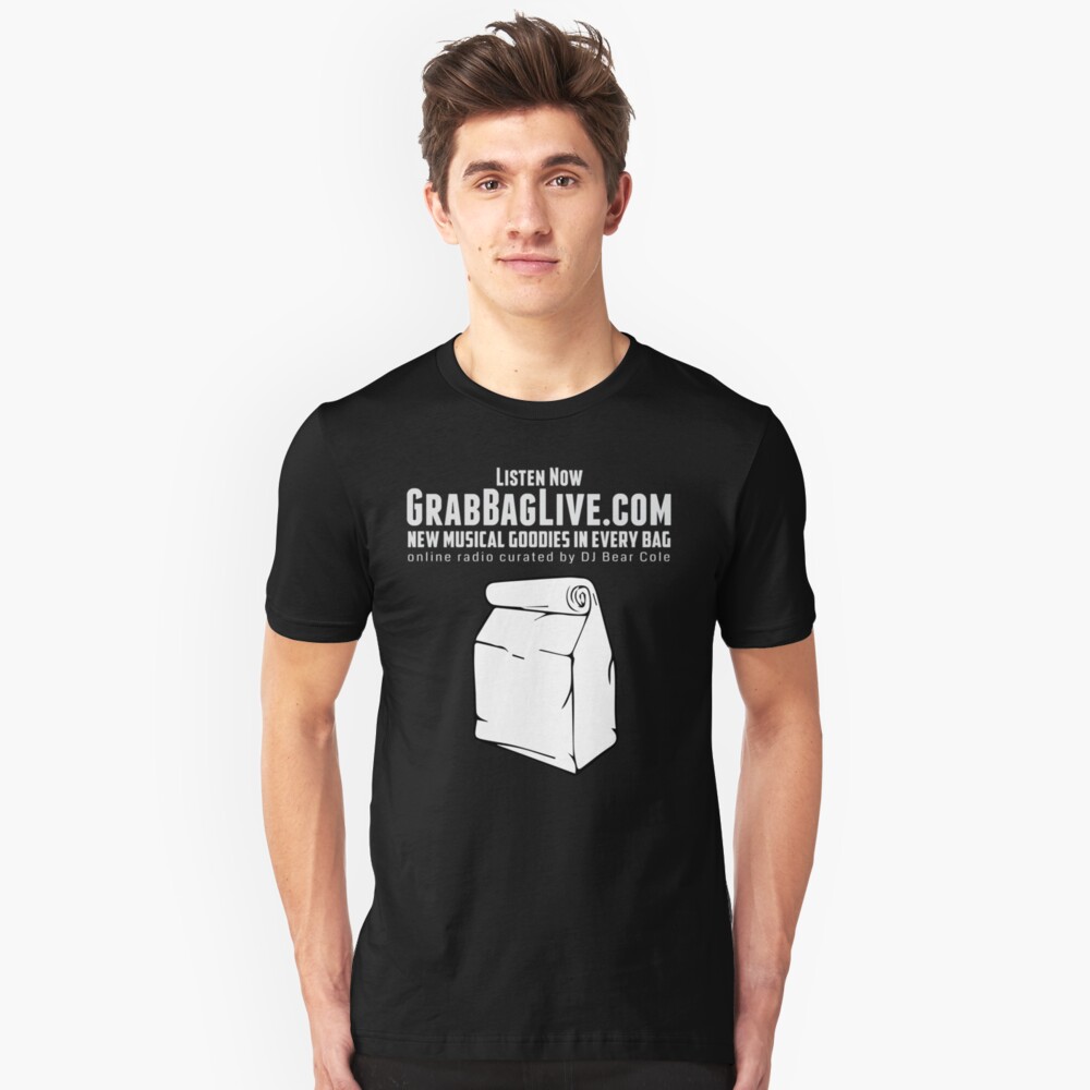 Grab Bag Live Radio Station Slim Fit T-Shirt