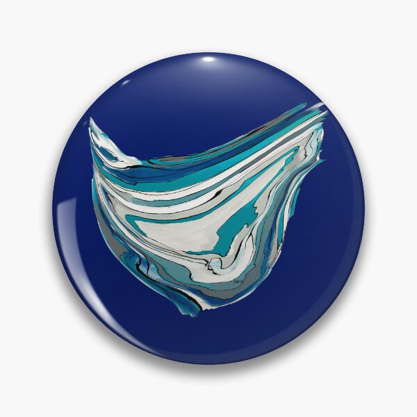 Item preview, Abstract lagoon (blue / blue background) designed and sold by MentaLee.