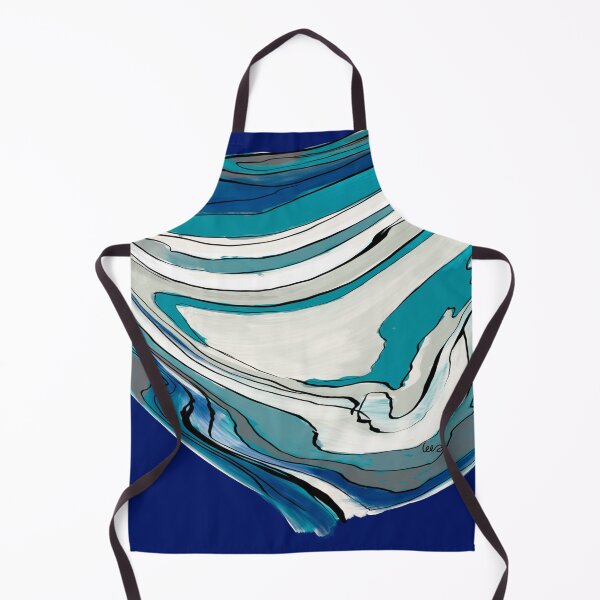 Item preview, Abstract lagoon (blue / blue background) designed and sold by MentaLee.