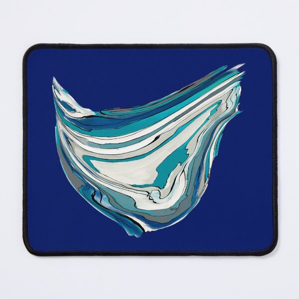 Item preview, Abstract lagoon (blue / blue background) designed and sold by MentaLee.