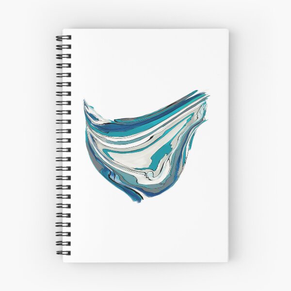 Item preview, Abstract lagoon (blue/white background) designed and sold by MentaLee.