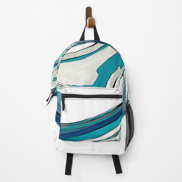 Item preview, Abstract lagoon (blue/white background) designed and sold by MentaLee.