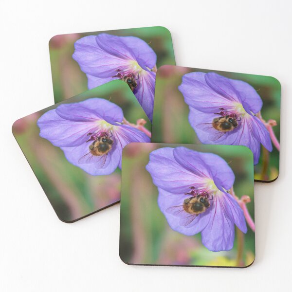 Item preview, Bee On Purple Flower designed and sold by RStarArt.