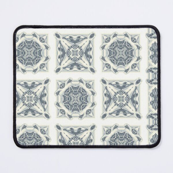 Item preview, Modern Mandala Emblem Quilt Pattern Pale Blue Tone designed and sold by David Pierce.