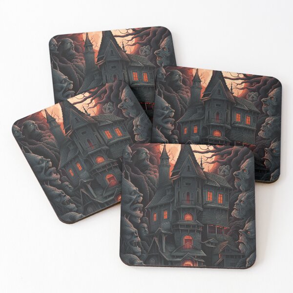 Item preview, Haunted house designed and sold by PoppinCulture.
